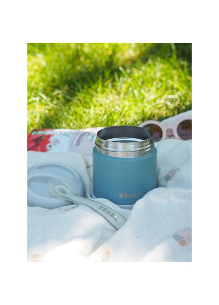 Термос для еды 300мл. зеленый/серый, арт. 912907 Beaba (369669040)