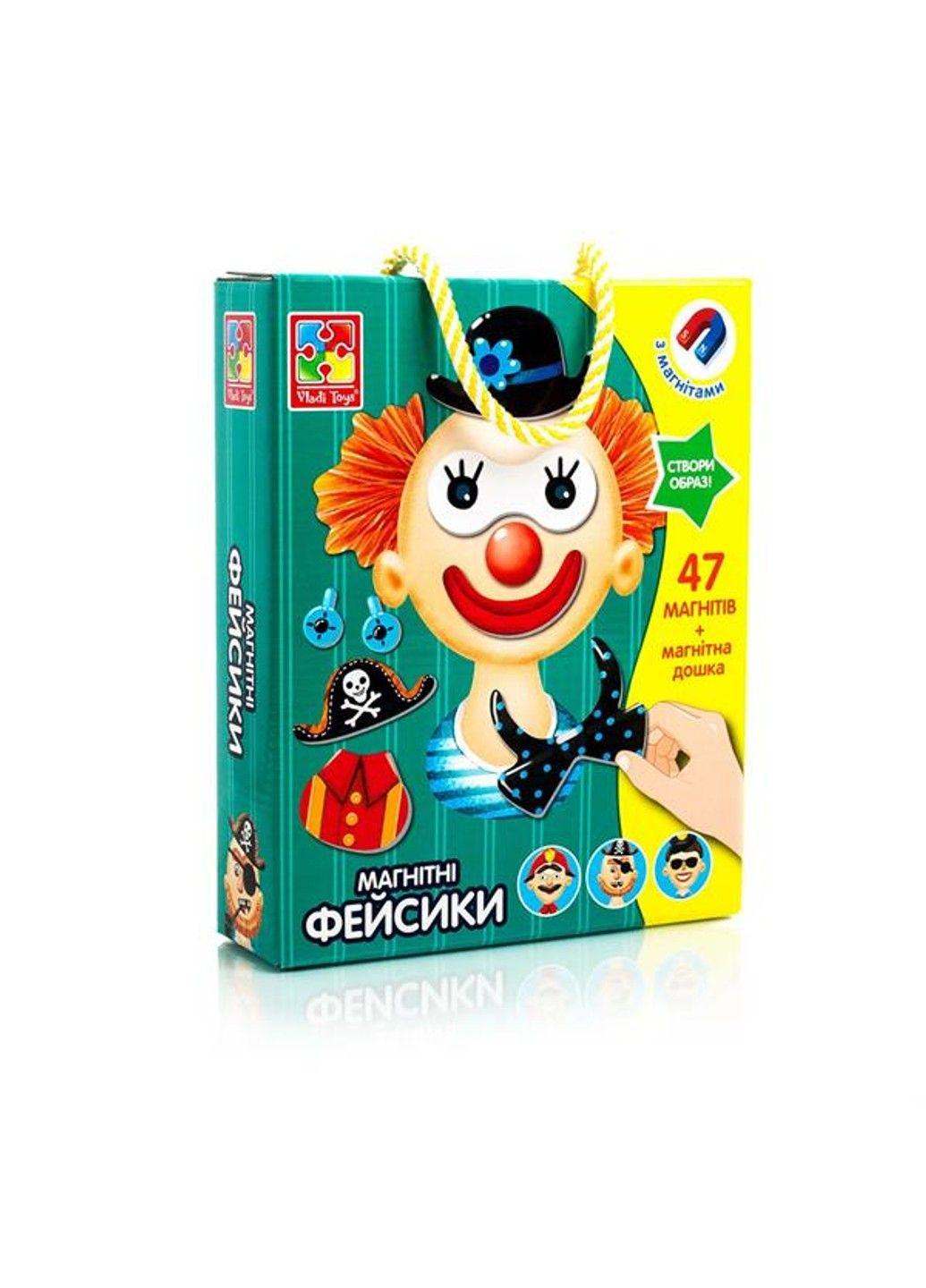 Магнітна гра Фейсики (VT3702-15) Vladi toys (331297265)