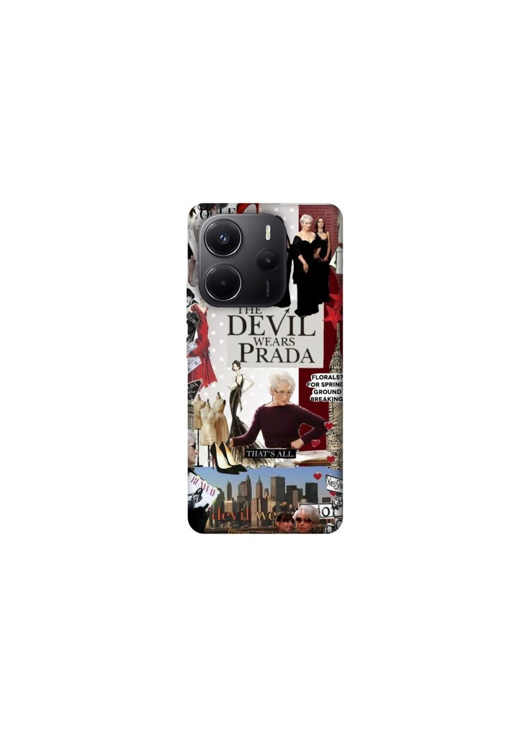 Чехол на Xiaomi Redmi Note 14 4G (Europe version) Fashion collage ver.15 Frontalka (393245779)