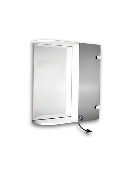 Дзеркальна шафа 530х640х120 ШК844 No Brand (317334950)