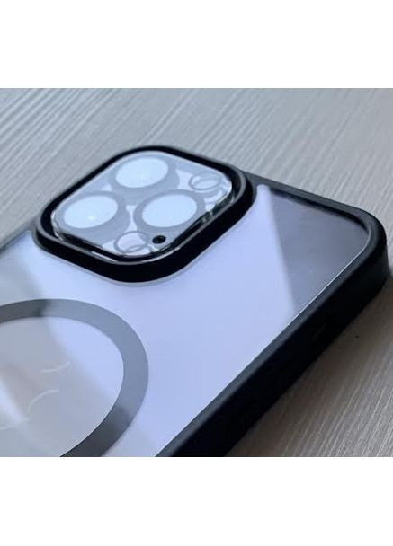 Захисне скло на задню камеру для Apple 13 HD Tempered Camera Glass прозоре black border No Brand (369137613)