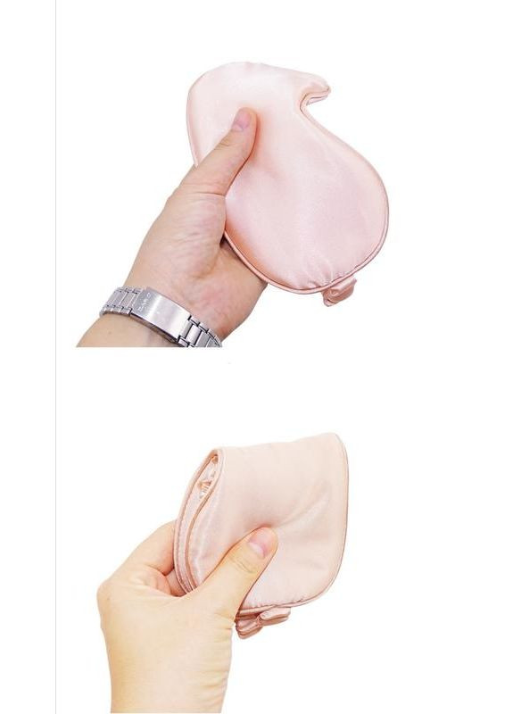 Шелковая маска для сна Oxa / повязка для глаз розовая (20-9) No Brand (330618764)