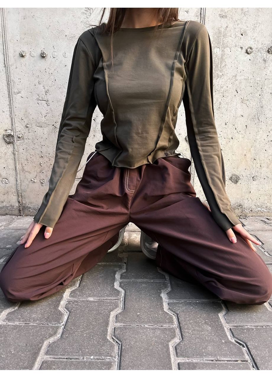 Лонгслив с декоративными швами. Luna (365840088)