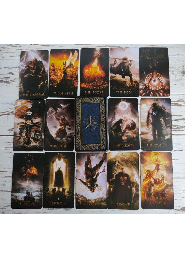 Картки Рунічне таро Runic зменшена колода 6х10 см Tarot (351372699)