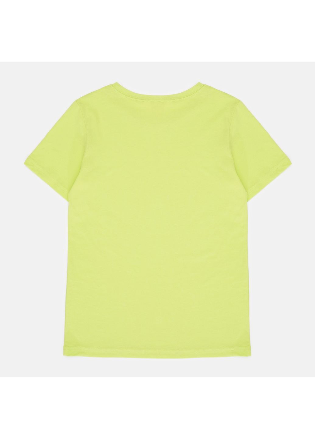 Салатовая демисезонная футболка из хлопка H&M