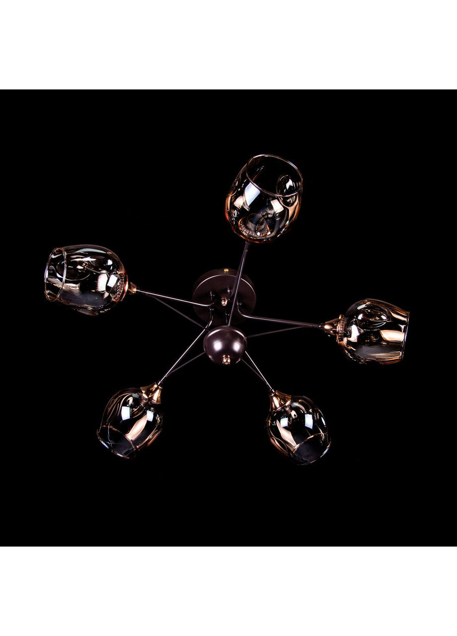 Люстра в стилі лофт на 5 лампочок N4598/5 No Brand (352230326)