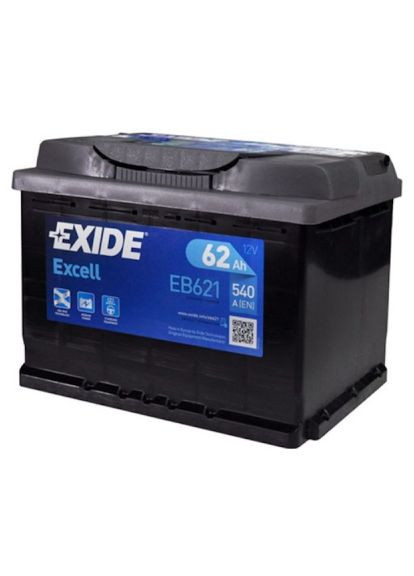 Аккумулятор автомобильный (EB621) Exide EXCELL 62A (369883717)