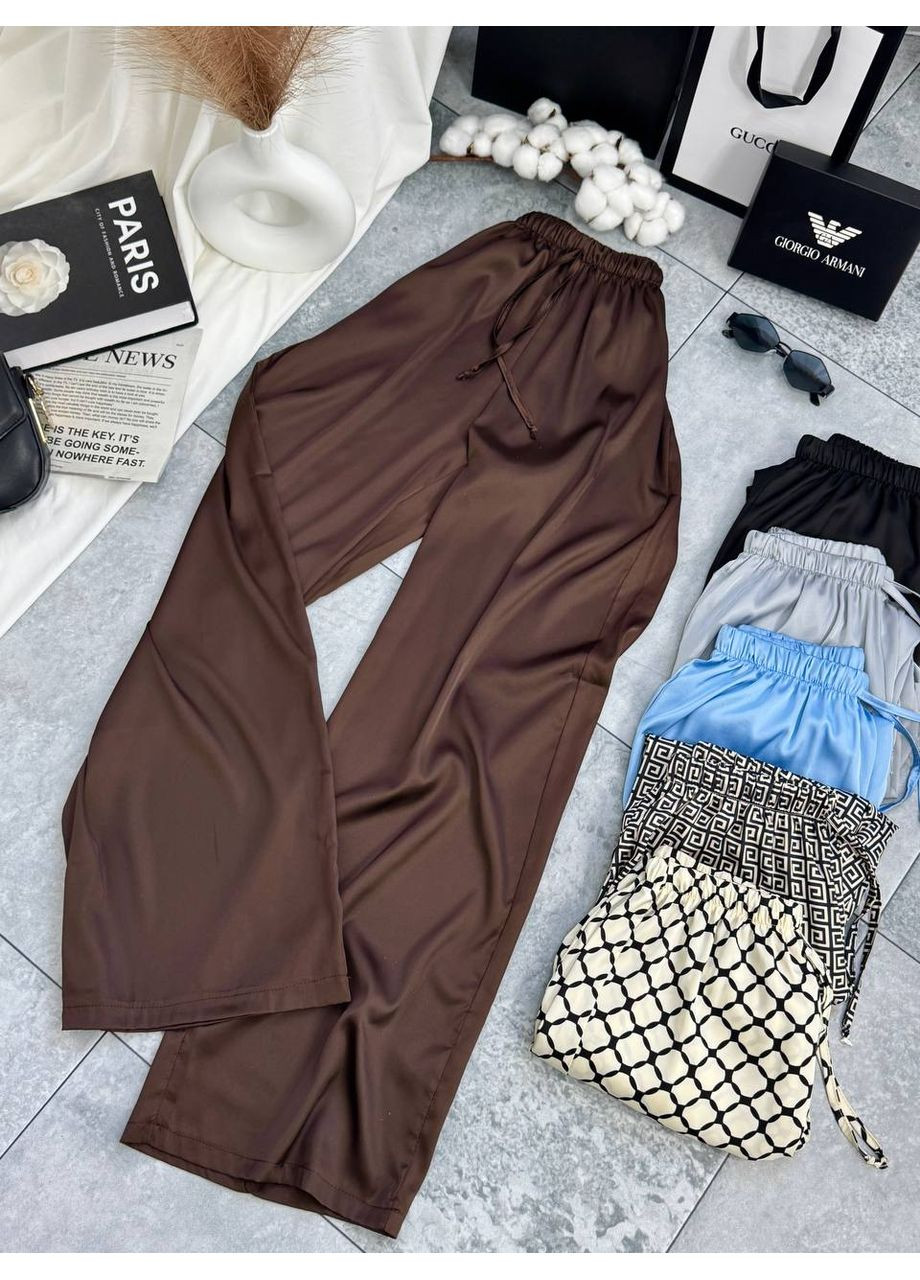 Женские брюки палаццо из шелка MonCher (348432442)