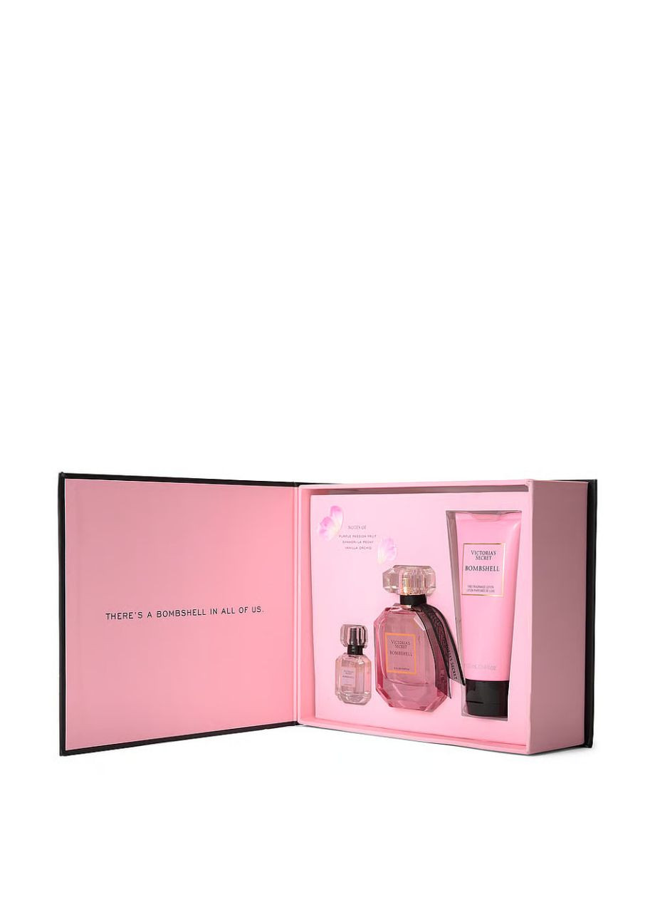 Набор Bombshell: Парфюмерная вода 50 мл + Лосьон для тела 100 мл + Мини-парфюм 7 мл Victoria's Secret (343053254)