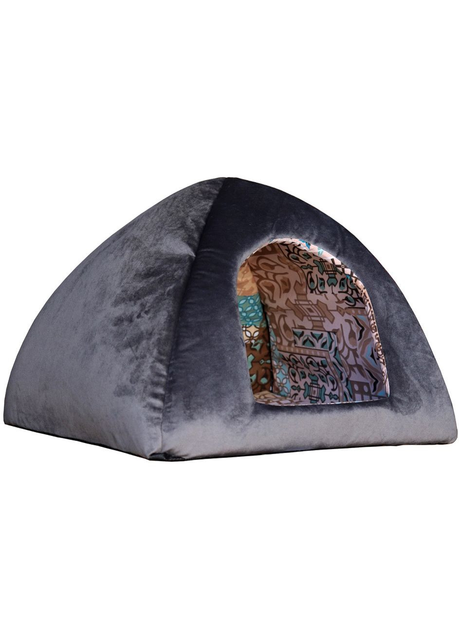 Домик-юрта Пушистик 40 х 40 х 35 см Серый (4820216670875) Пухнастики (313239306)