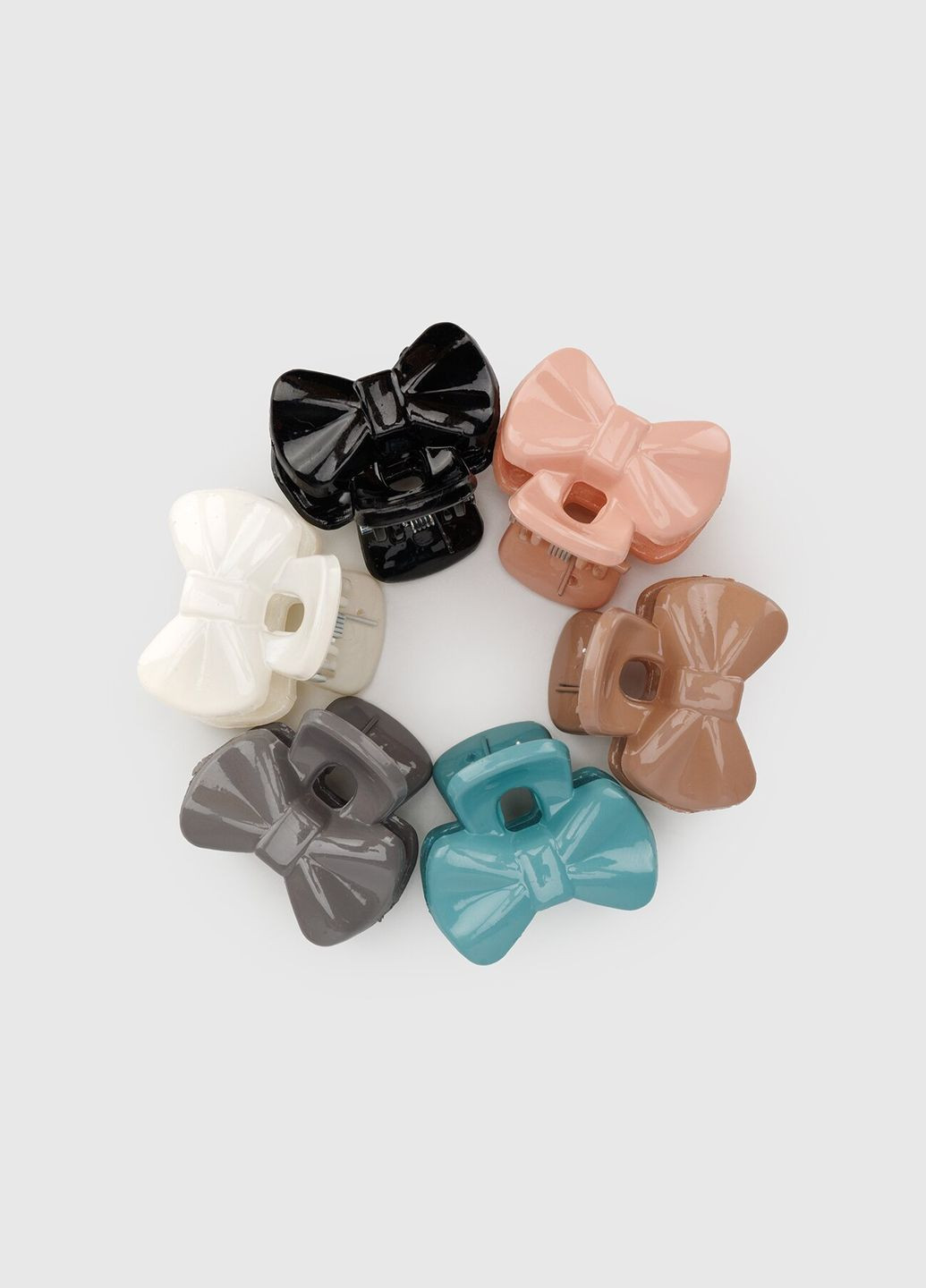 Набор заколок-крабов 4-8-18 Мини 6 шт Разноцветный (2000990729927A) shop (2000990729927) No Brand (365698792)