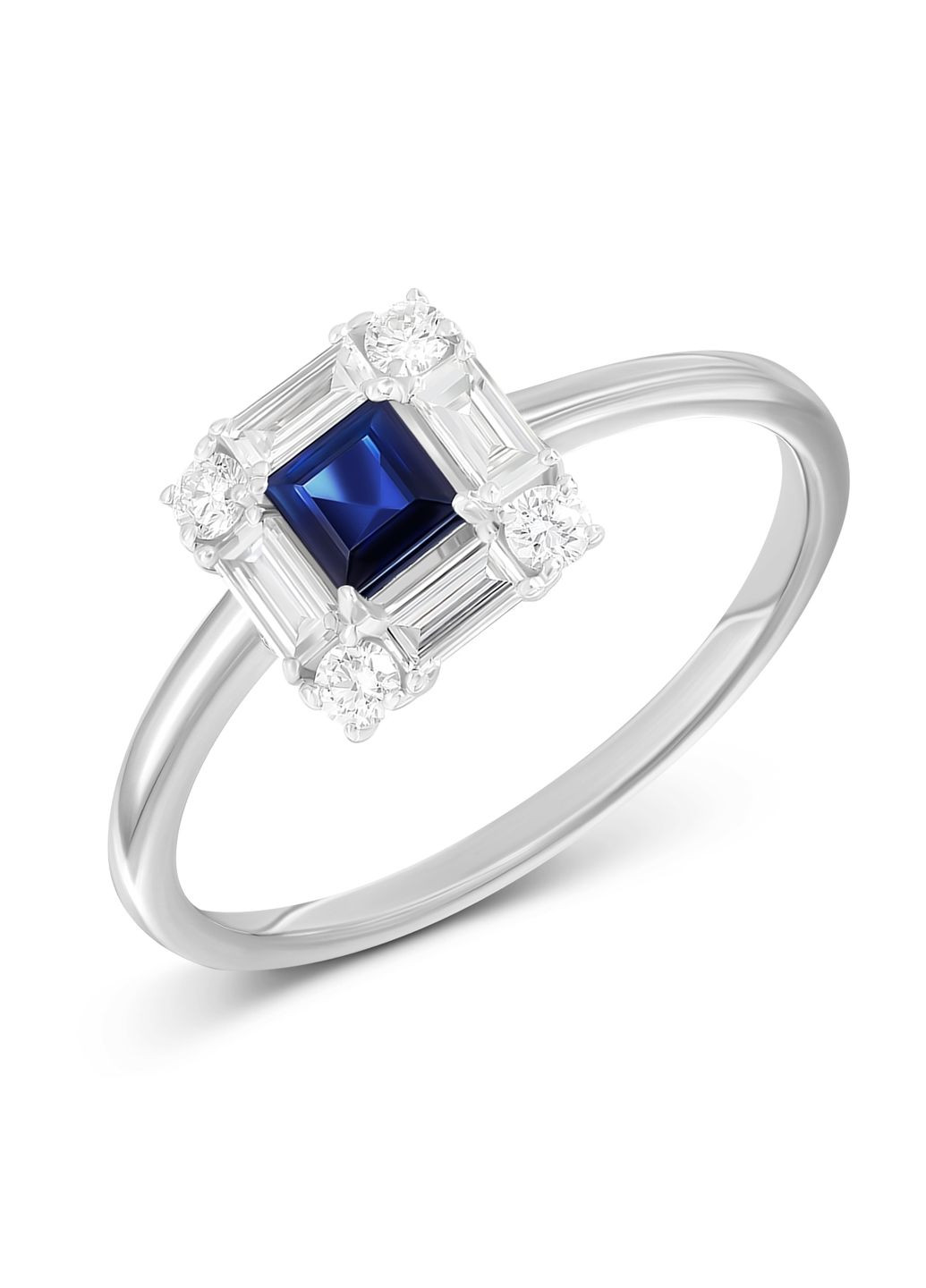 Перстень з діамантами і сапфіром. Zarina (333833389)