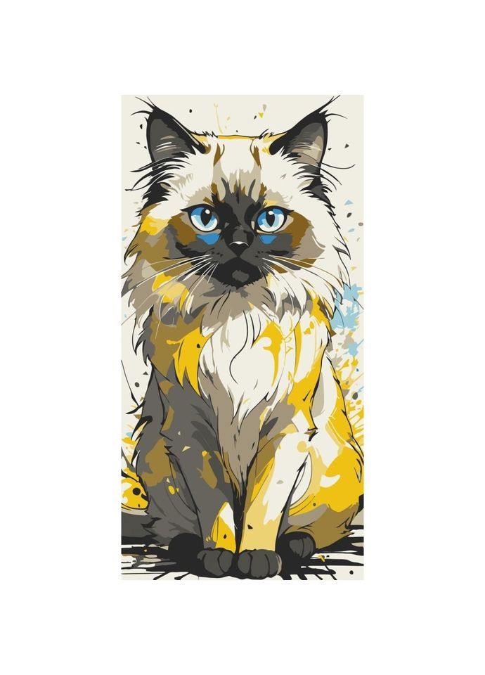 Картина за номерами "Гарний котик" 11560-AC No Brand (362570599)