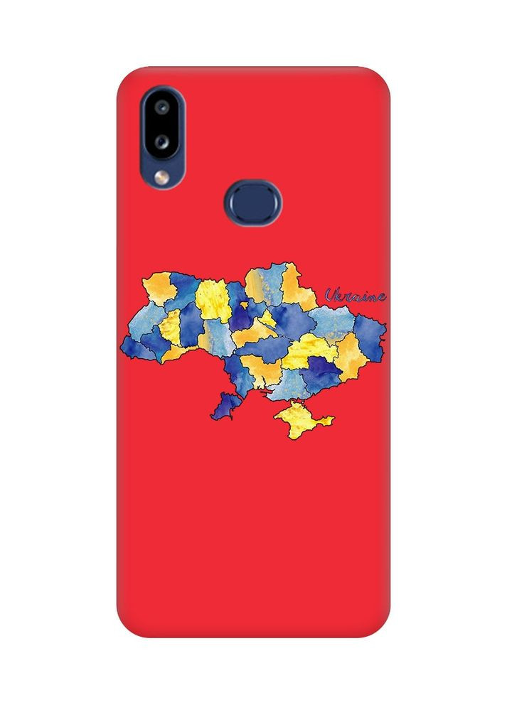 Матовый чехол на Samsung Galaxy A10s (A107):: Карта Украины (принт 261) Creative (360706741)