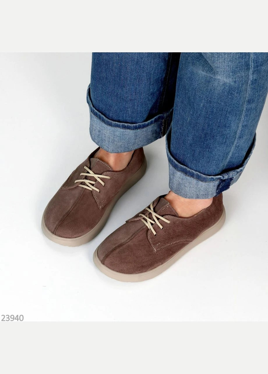 No Brand Туфлі коричневий з, — (326584308)