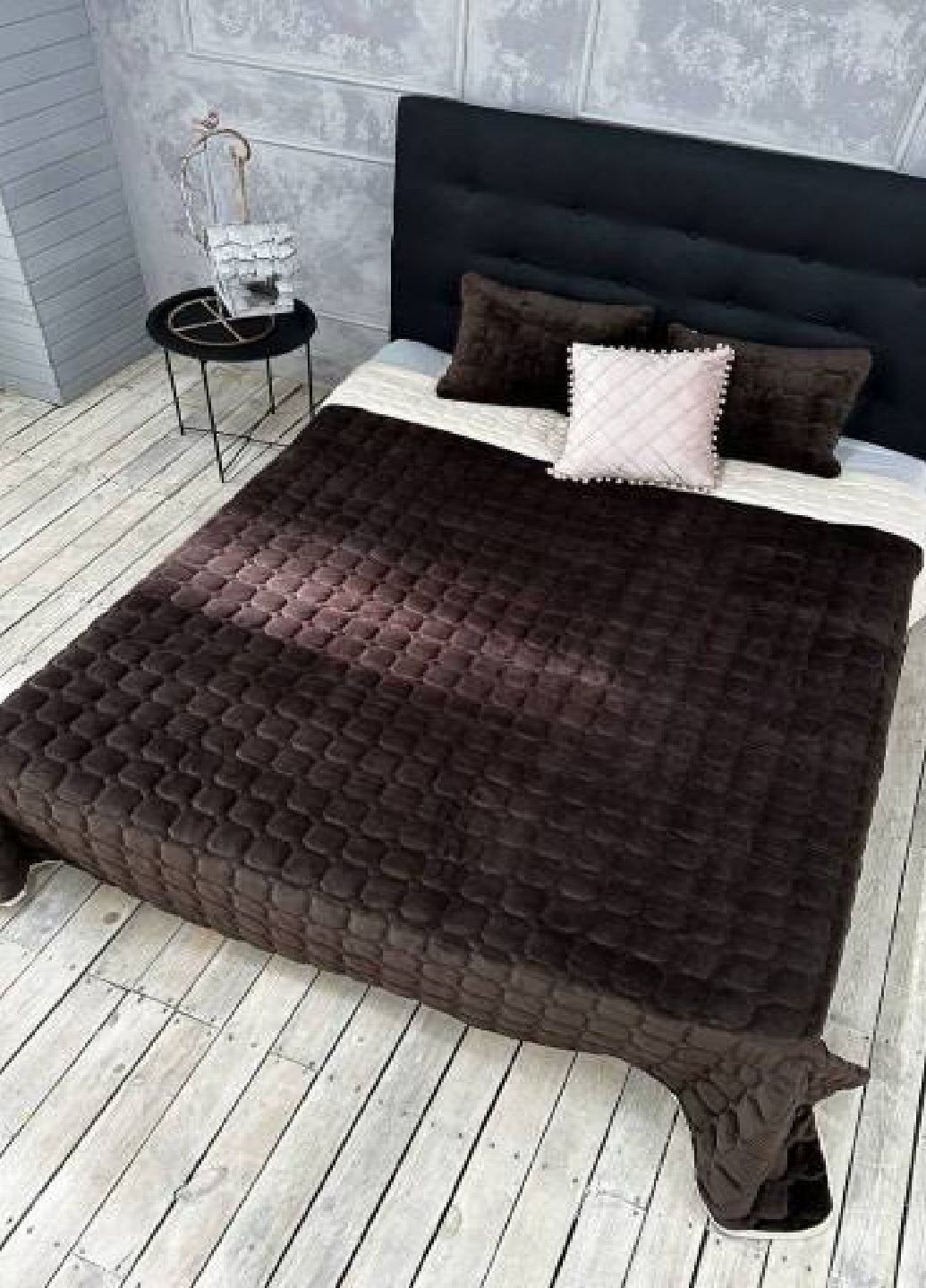 Покрывало стеганое евро с подушками Vishnya (362122380)