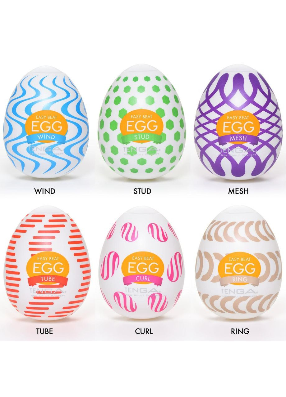 Набор мастурбаторов-яиц Egg Wonder Pack (6 яиц) Tenga (303897215)