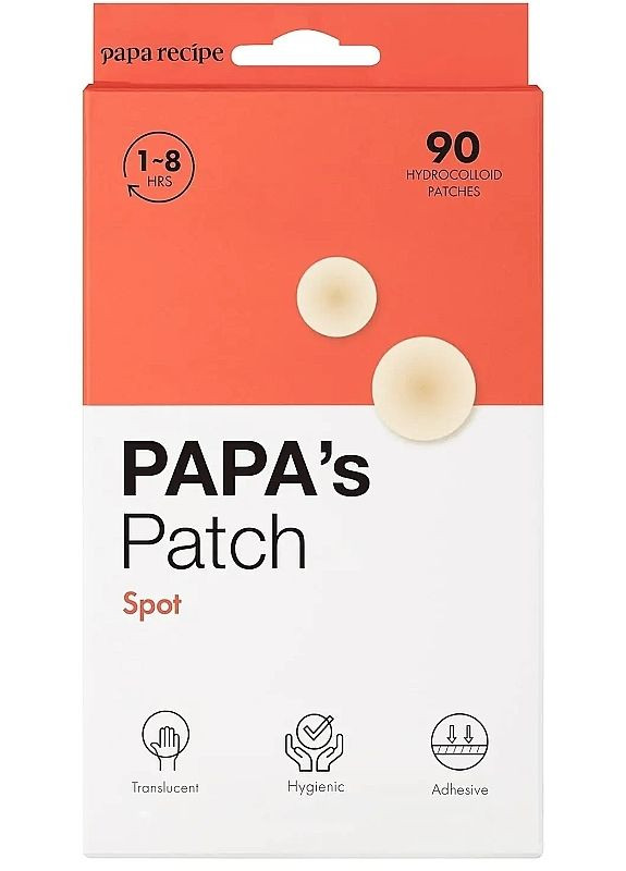 Патчи против прыщей с салициловой кислотой Papa's Patch Spot 90шт (2-1195798) Papa Recipe (369797579)