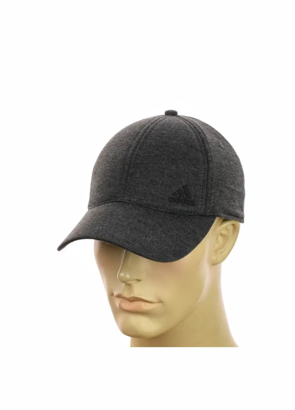 Трикотажная мужская кепка на резинке Adidas / Адидас No Brand чоловіча кепка закрита (278279307)