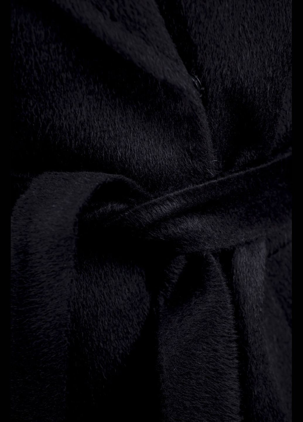 Чорне зимнє Жіноче вовняне пальто без хутра з англійським коміром осінь-зима Stella Polare (, ), 40059 No Brand