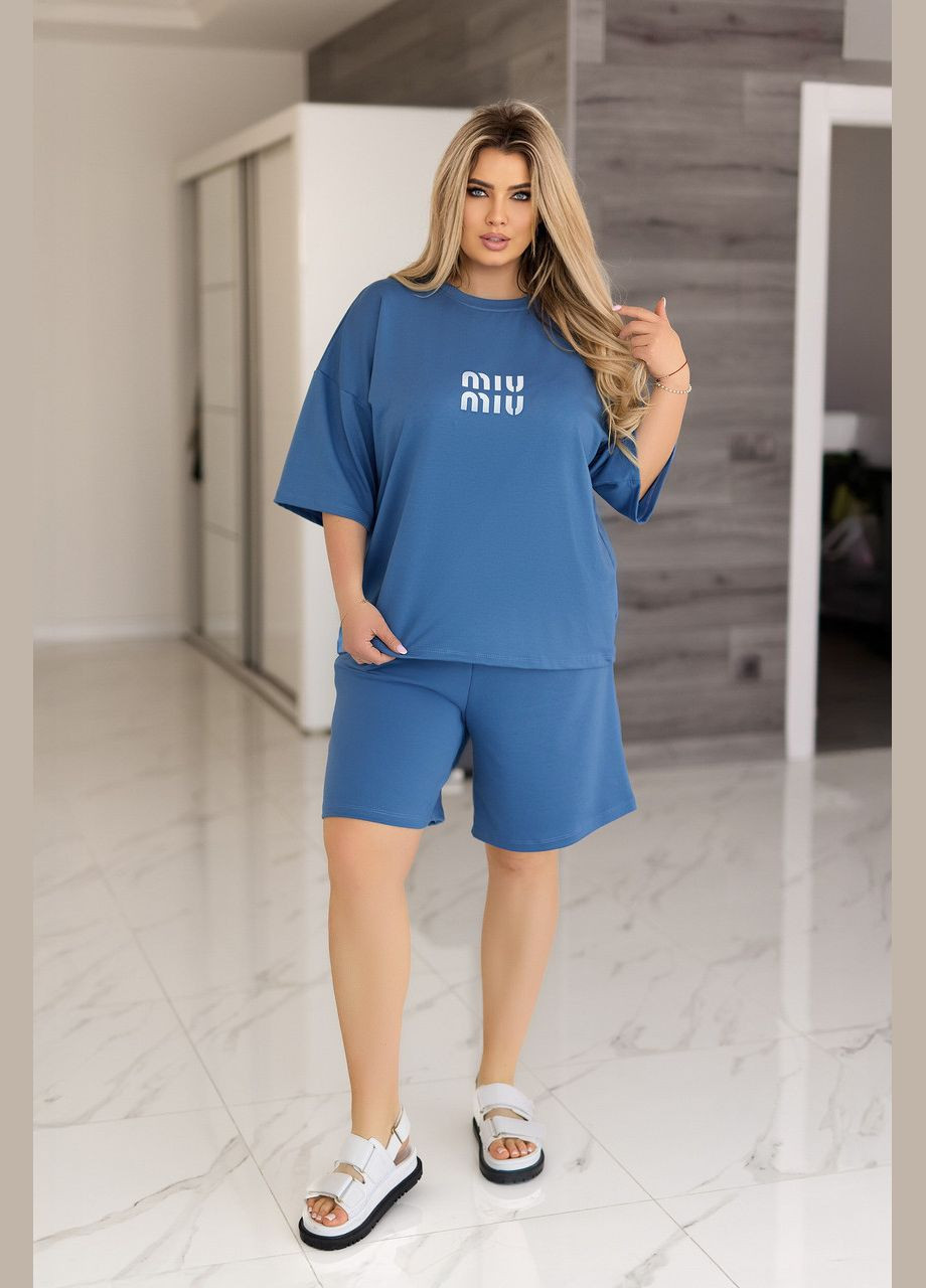 Летний спортивный костюм оверсайз Fashion Girl (336143670)