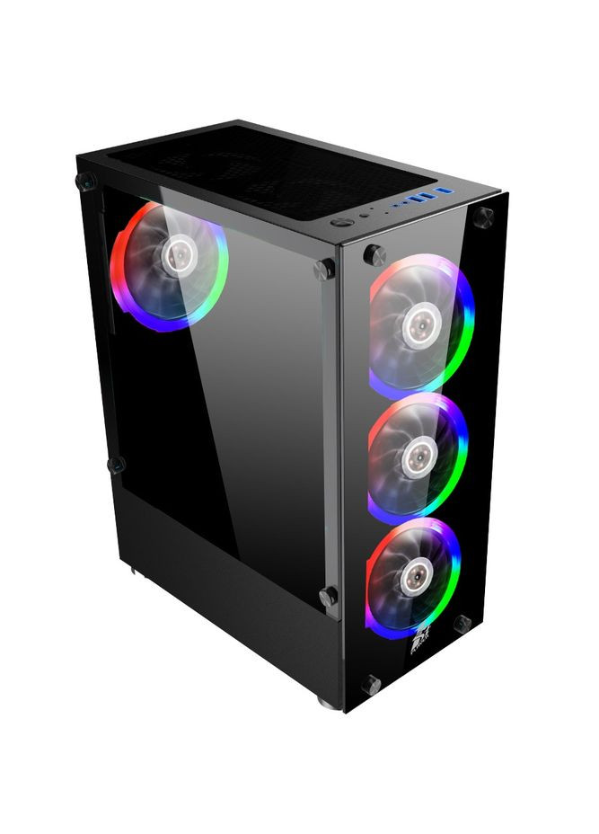 Корпус V2-A-BK-4F1 Black без БР 1STPLAYER (368576222)