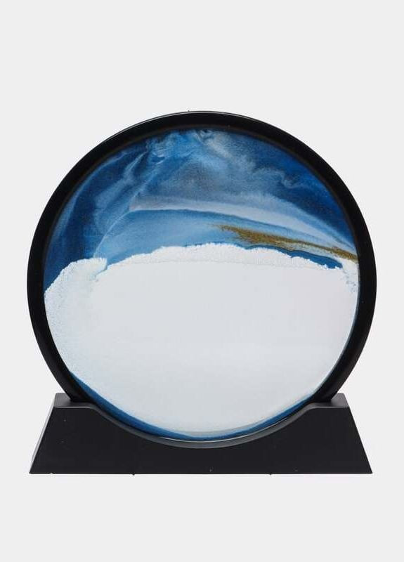 Пісочна картина, рухома декоративна картина з кольоровим піском 3D Блакитна No Brand (293487730)