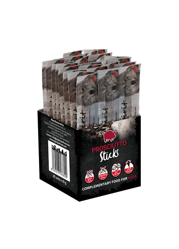 Ласощі для собак Prosciutto Sticks for Dogs з прошуто 10 г ЦІНА ЗА 1 ШТ as5101401 Alpha Spirit (347067632)