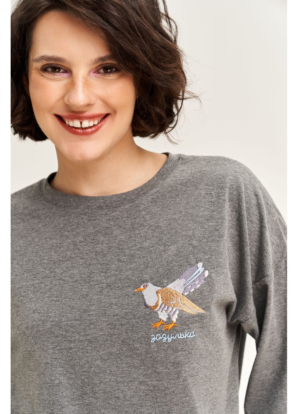 Лонгслів з вишивкою "Зозулька" SYNONYMS (365590785)
