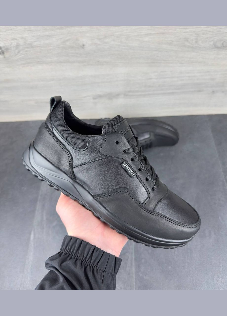 Черные демисезонные демисезонные кроссовки No Brand