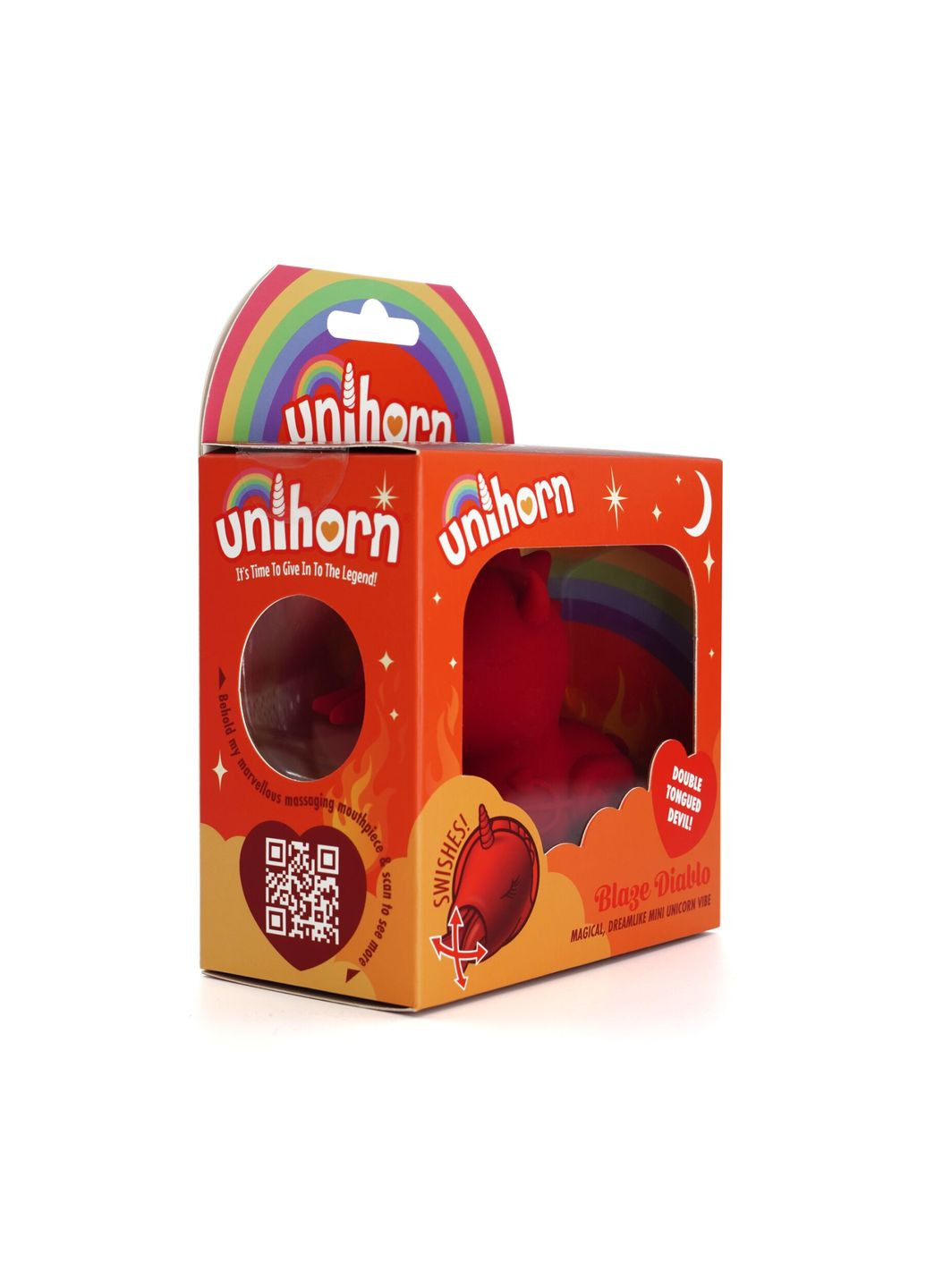 Вібратор-єдиноріжка – Blaze Diablo, пестливий роздвоєний язичок Unihorn (369945643)