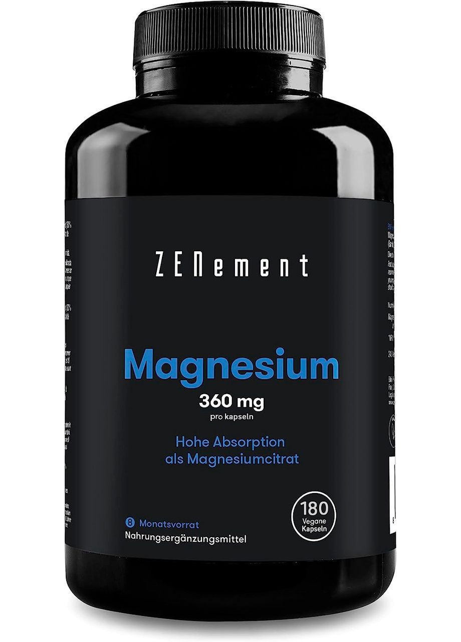 Магній 360 мг 180 капсул Zenement (299717597)