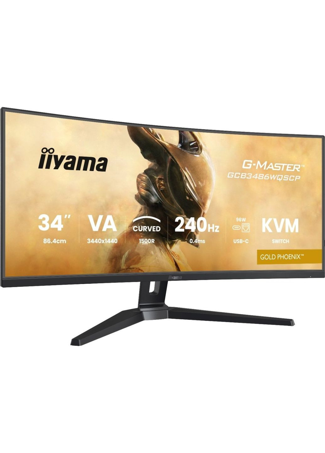 Монітор 34" G-Master GCB3486WQSCP-B1 Black Iiyama (372464910)