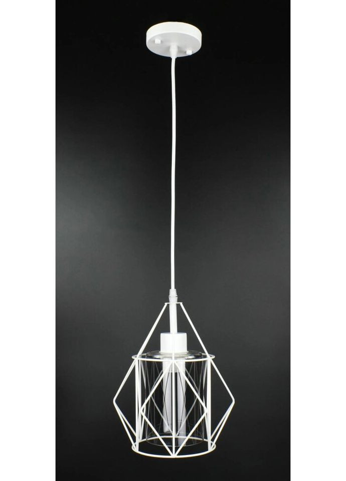 Люстра підвісна LOFT на 1 лампочку 27062 Білий 35-110х21х21 см. Sunnysky (324396551)