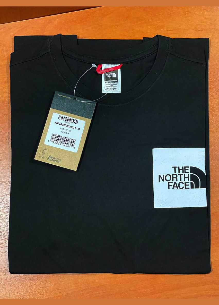 Черная футболка майка The North Face FINE TEE BLACK