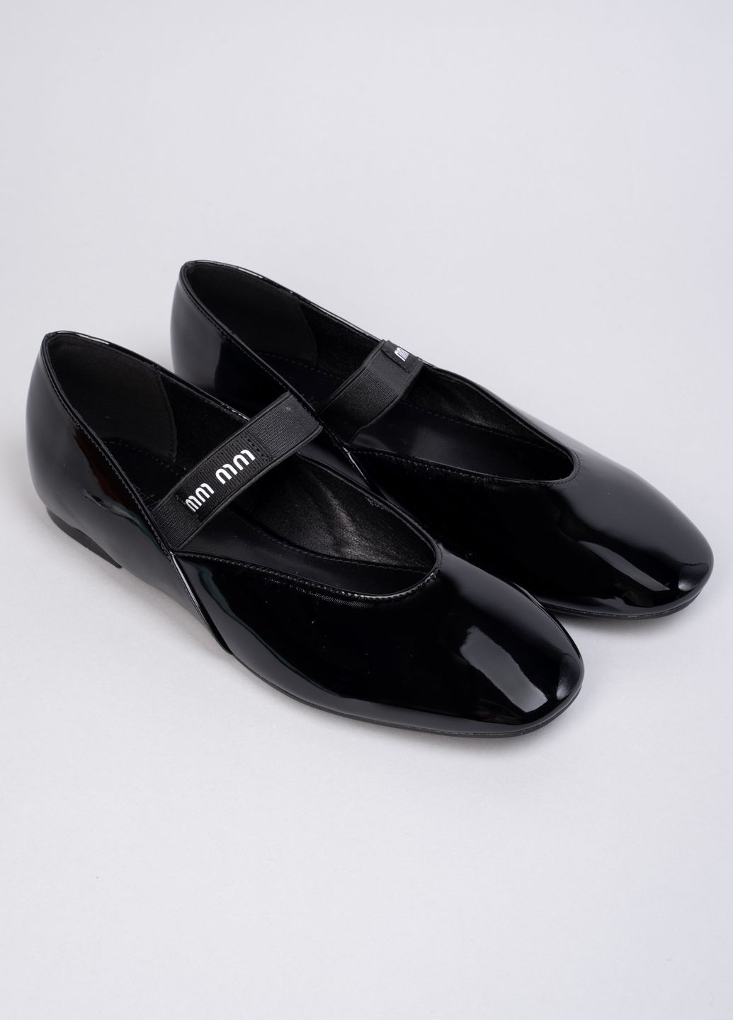 Жіночі балетки жіночі w953-7 чорні лаковані 344429 Power | чорні латекс (303000954)