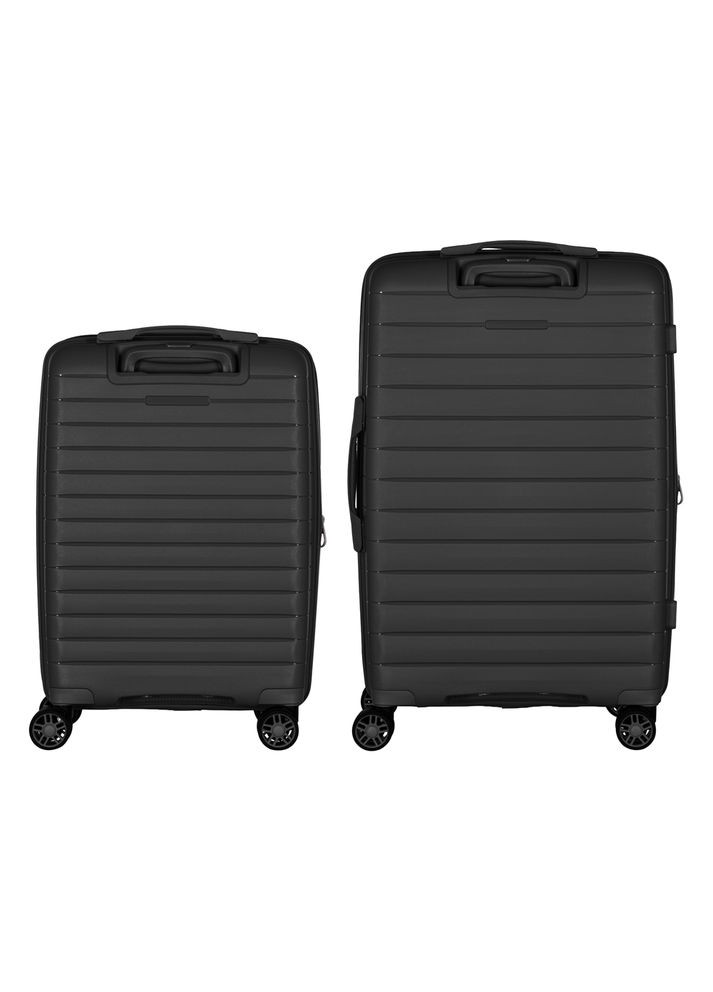 Набор чемоданов, Aero, полипропилен, (M+S), TSA, 4 колеса, EXP, черный 2E (364873944)