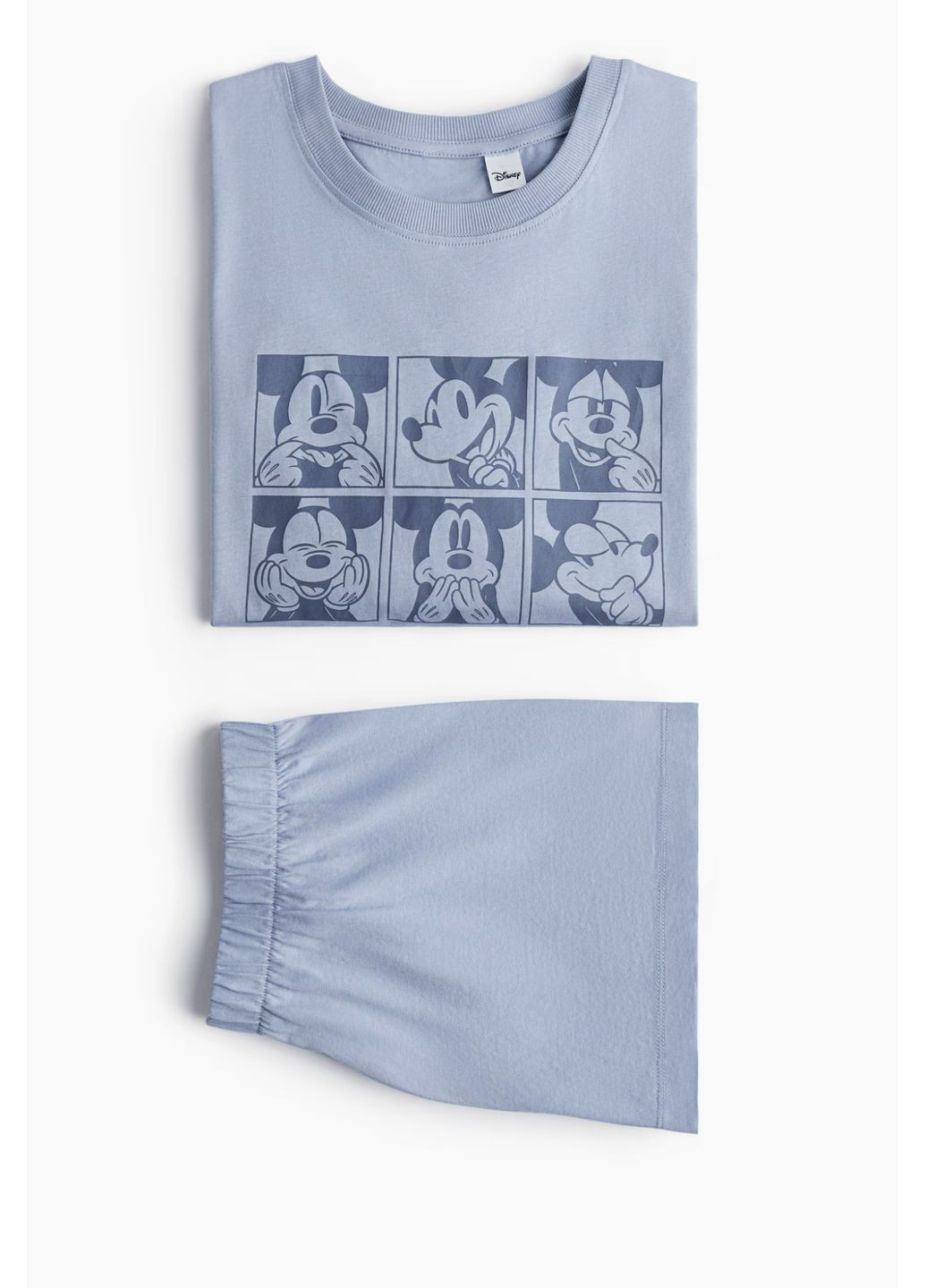 Голубая всесезон пижама H&M Футболка/Шорти