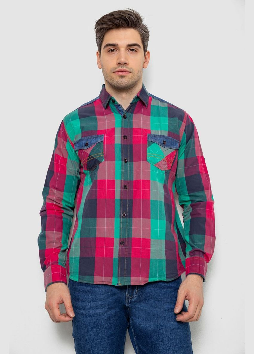 Малиновая рубашка Ager