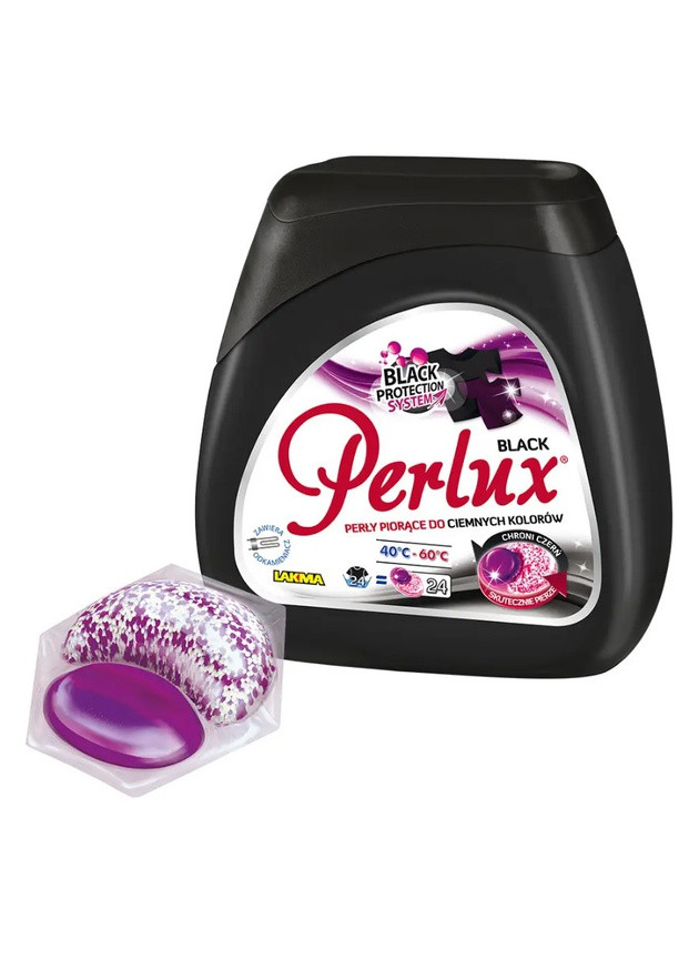 Капсулы для стирки PERLUX BLACK 24 шт для черных вещей (3539) Lakma (295041028)