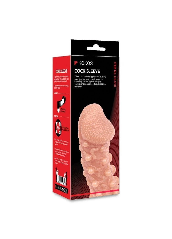 Насадка на член Kokos Cock Sleeve CS 010 L (мятая упаковка!!!) No Brand (389761266)