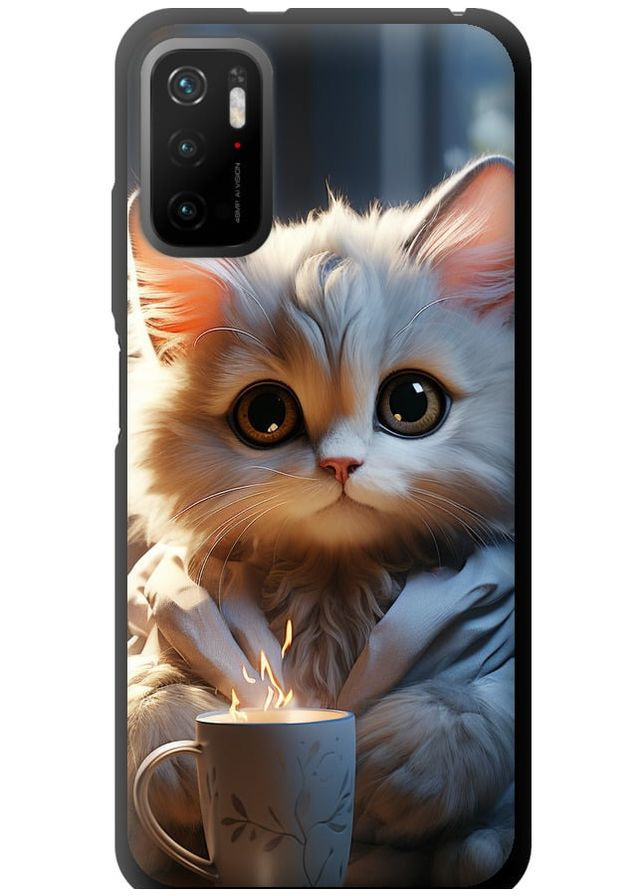 TPU чохол 'Білий кіт' для Endorphone Xiaomi Poco M3 Pro (265399065)