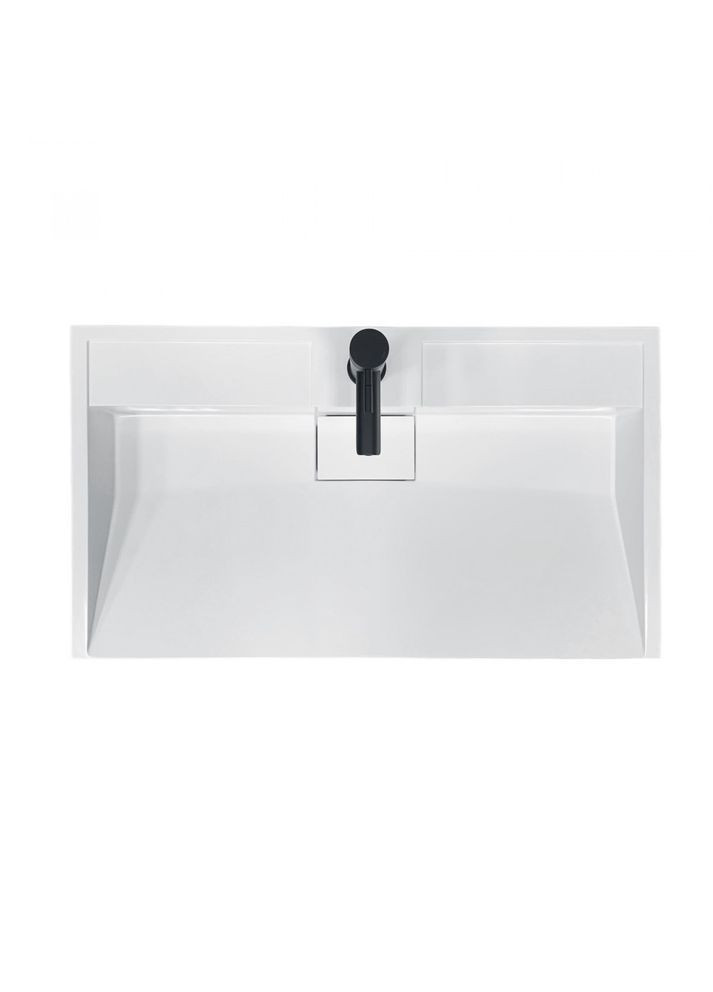 Умивальник 800х455мм, з отвором для змішувача/переливу, прямокутний VISION Білий (35700800455) Adamant (373006165)