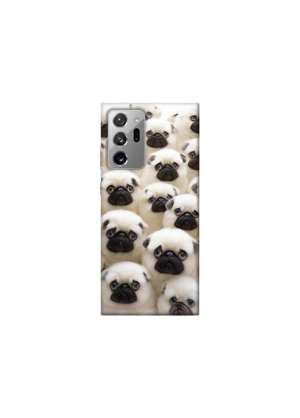 Чехол на Samsung Galaxy Note 20 Ultra Doggy Pug Love Frontalka (357264265)
