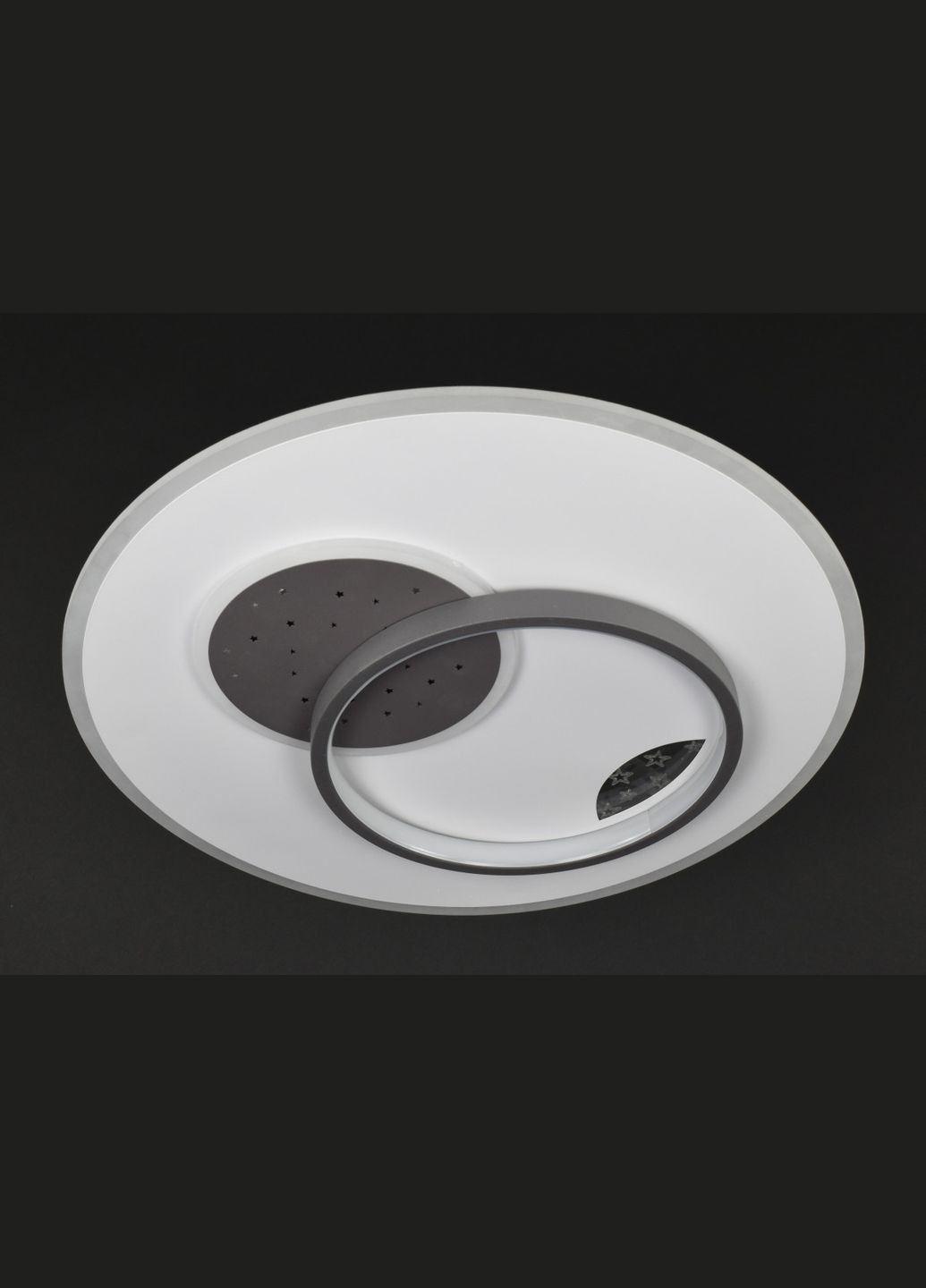 Люстра світлодіодна стельова LED світильник для квартири на стелю лед з пультом 27124 Білий 6х50х50 см. Sunnysky (364753131)