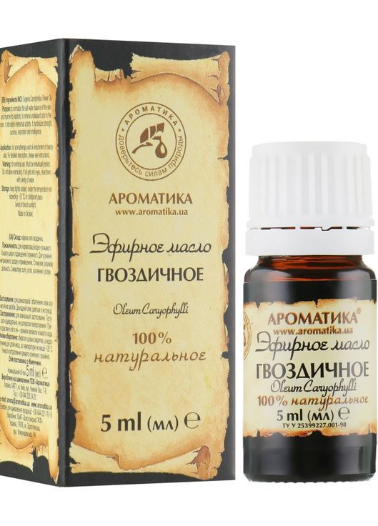 Эфирное масло "Гвоздичное" - Ароматика 5ml (296341-35932) Aromatika (368632423)