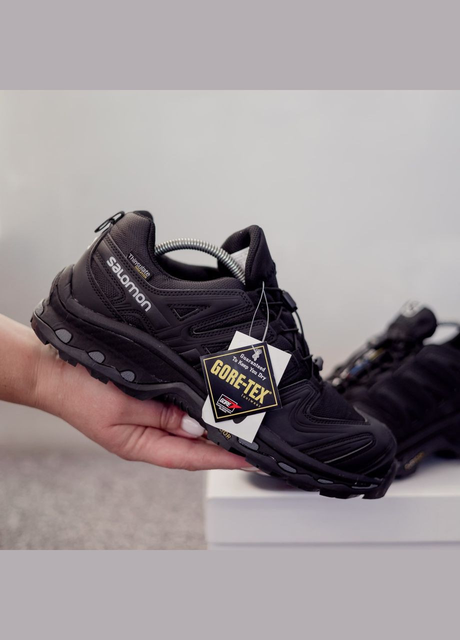 Чорні Зимовий кросівки зимові чоловічі salomon xa forces winter gore-tex black termo | саломон ха форсес чорні термо No Brand
