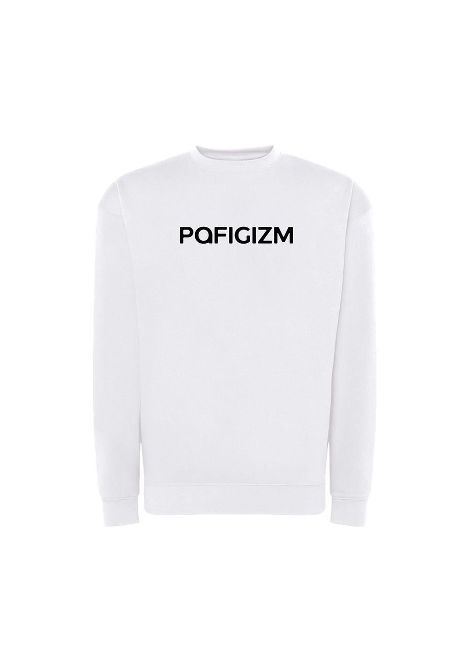 Белый свитшот с принтом "пофигизм" (10858937022) ТiШОТКА (365435865)