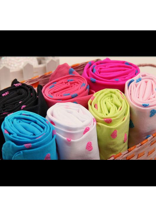 Колготки дитячі в сердечка, білі, 100 den, на зріст 105-130 см No Brand (346048713)