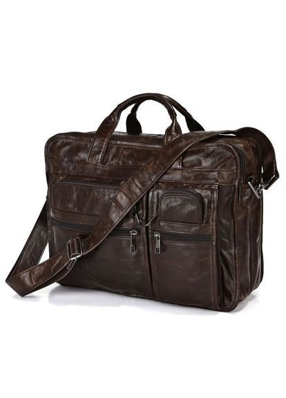 Сумка чоловіча шкіряна через плече 14056 Коричнева Vintage (302009013)